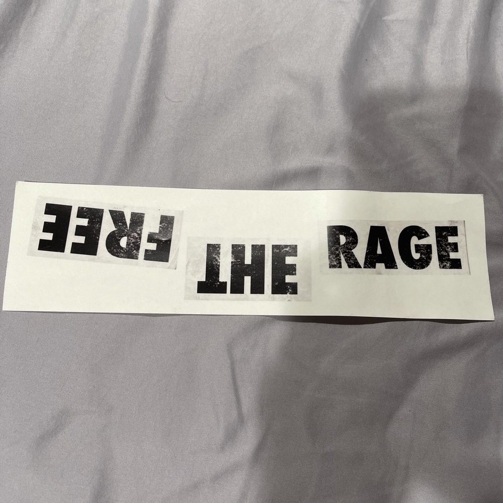 Travis Scott Free The Rage Sticker